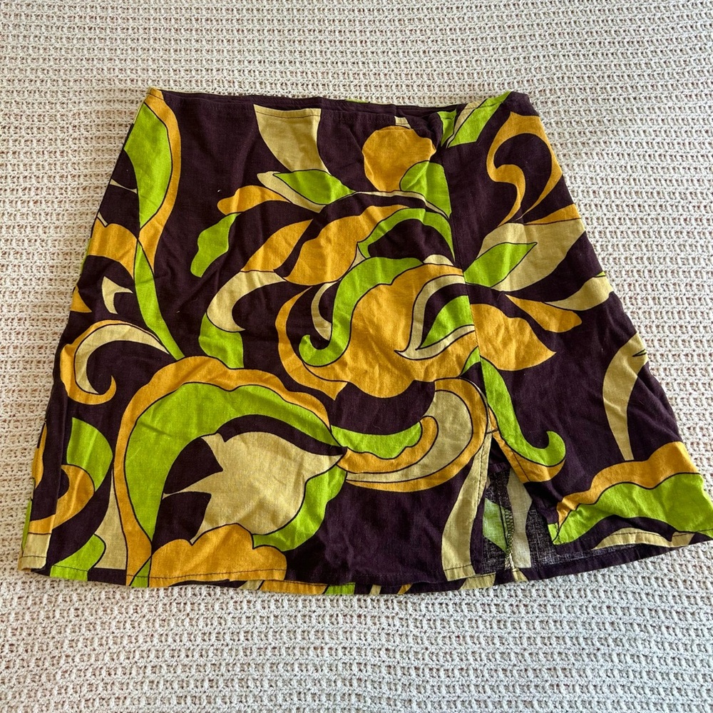 Urban Outfitters Printed Mini skirt